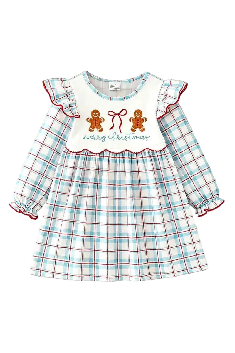 Embroidery Gingerbread Cookie dress