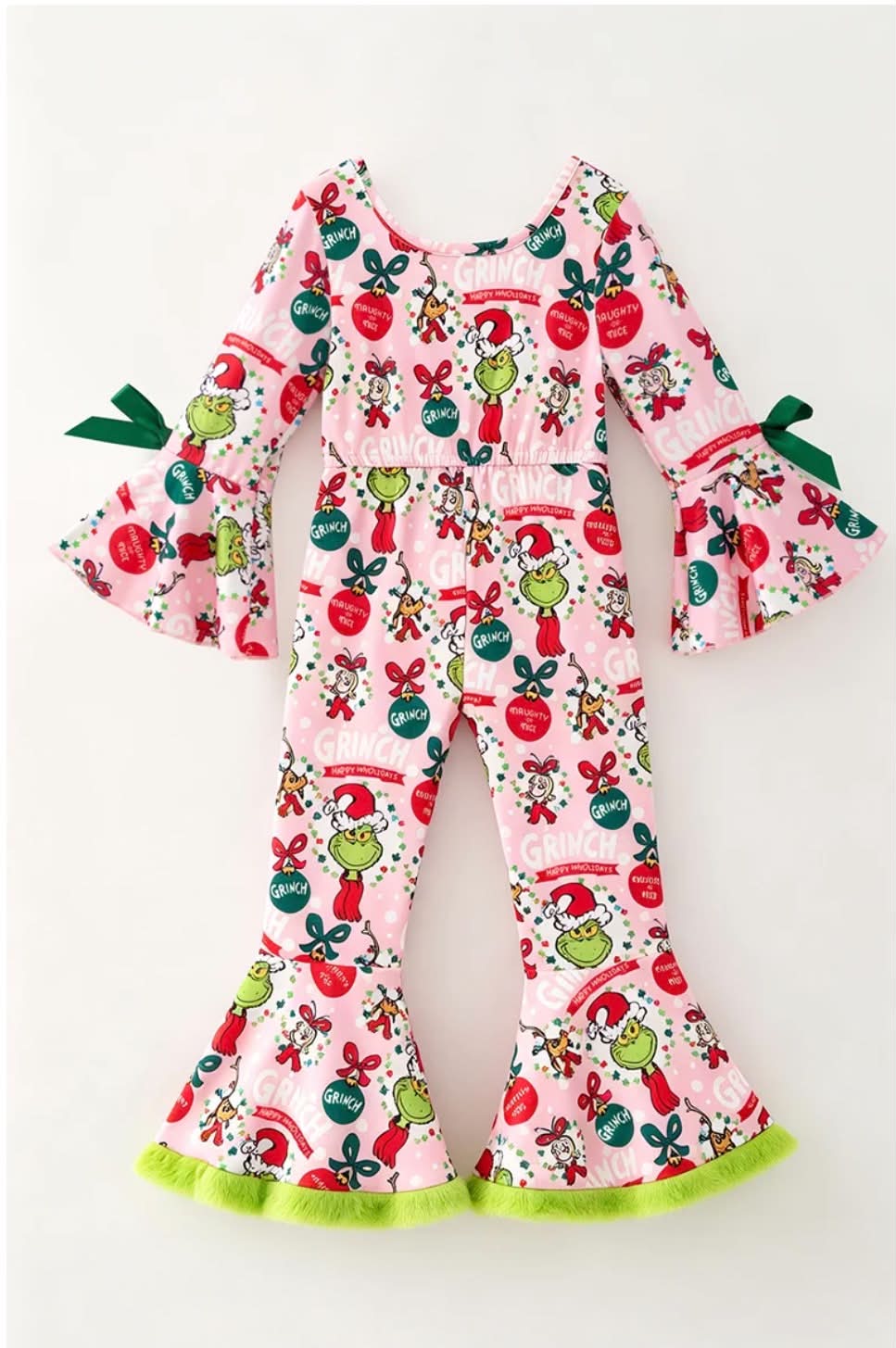 Pink Christmas Jumpsuit